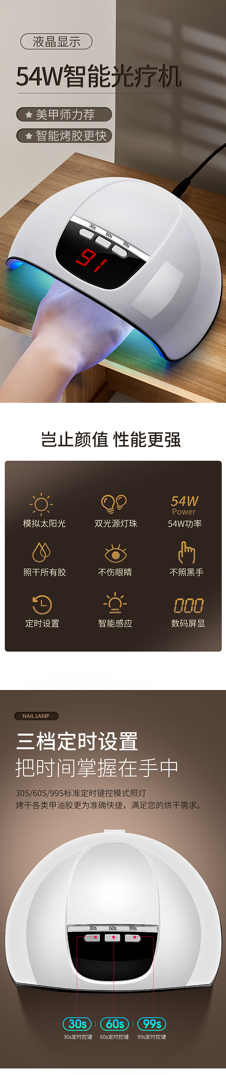 美甲灯详情（图ZMjExOTAwMDY4） - 电商 - 站酷设计师773898210原创素材 - 站酷ZCOOL