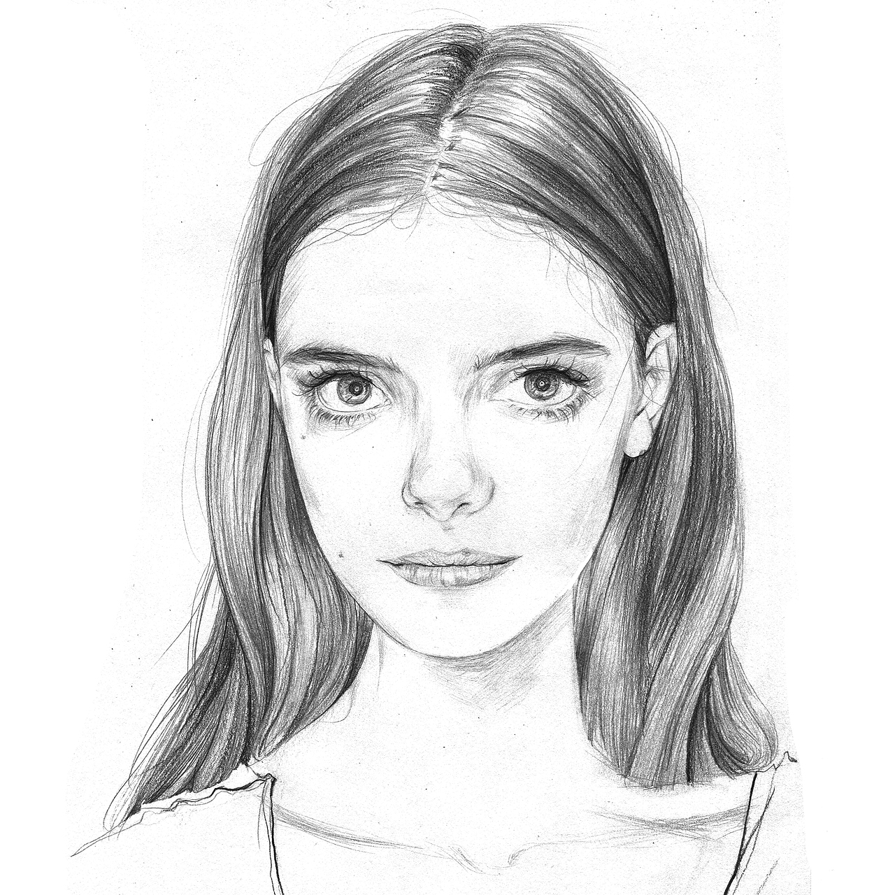 9画素描头像系列