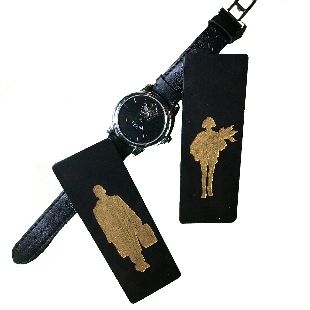 原创木质书签 正反双刻 这个杀手不太冷