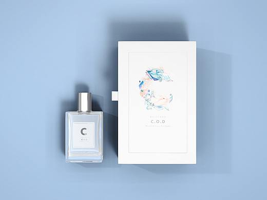 香水包装插图