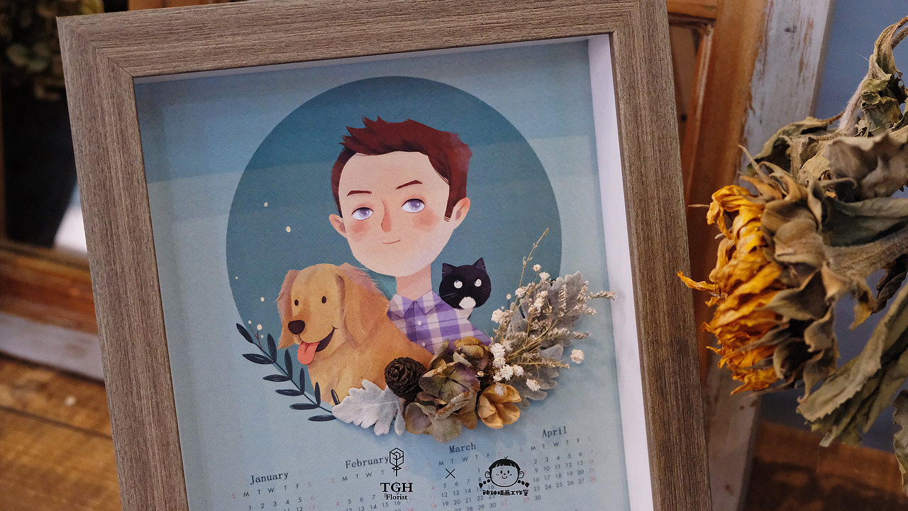 【插画×花艺】最文艺的新年×情人节礼物（图ZMTAzNDQ2NDcy） - 儿童插画 - 站酷设计师钟小朋友原创素材 - 站酷ZCOOL