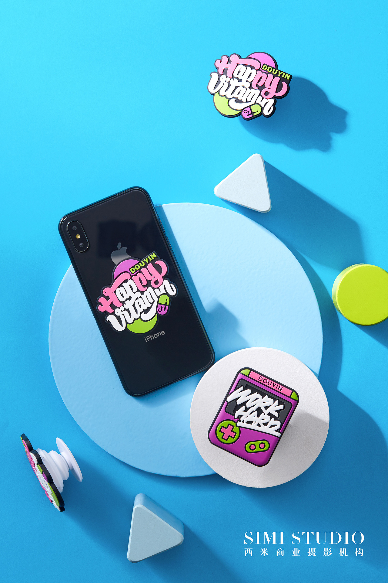 抖音文创手机气囊支架 北京西米商业摄影（图ZMjYwNTA4NzAw） - 产品摄影 - 站酷设计师西米商业摄影原创素材 - 站酷ZCOOL