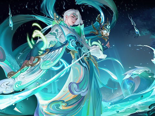 诸葛亮时雨天司篇-游戏插画进阶新阶段