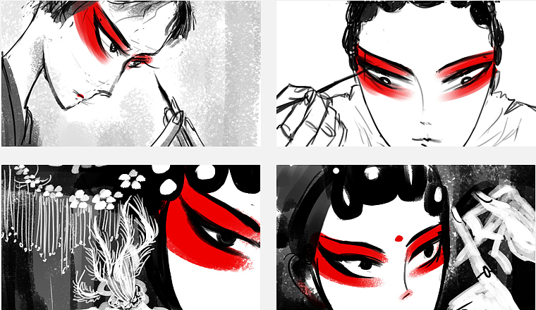 音乐戏曲动画+角色设计（图ZMjE5NDIwNTU2） - 动画片 - 站酷设计师Niuu0614原创素材 - 站酷ZCOOL