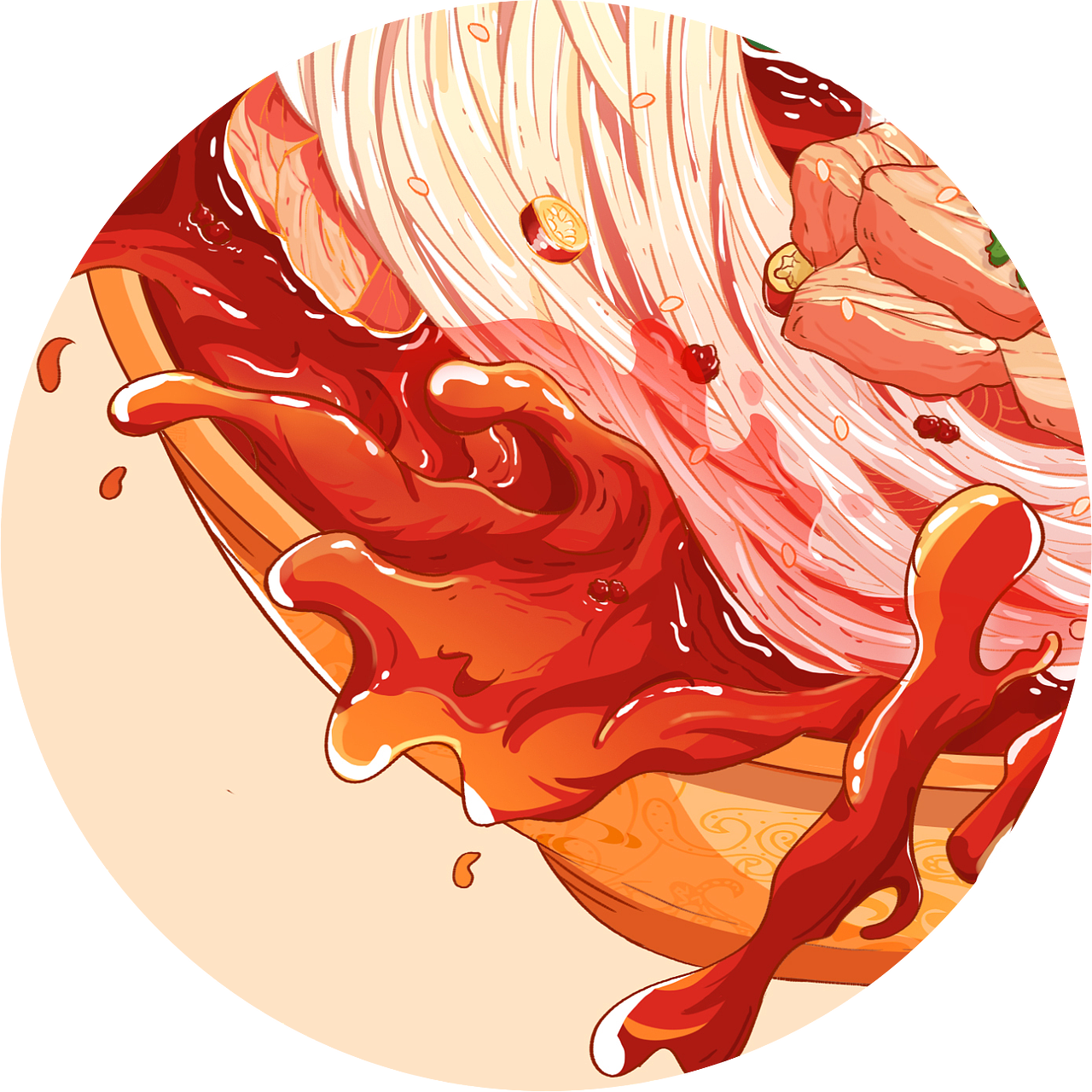 钵钵鸡粉丝（图ZMjYwNjQ0MTgw） - 商业插画 - 站酷设计师努力画画的闹啥子原创素材 - 站酷ZCOOL