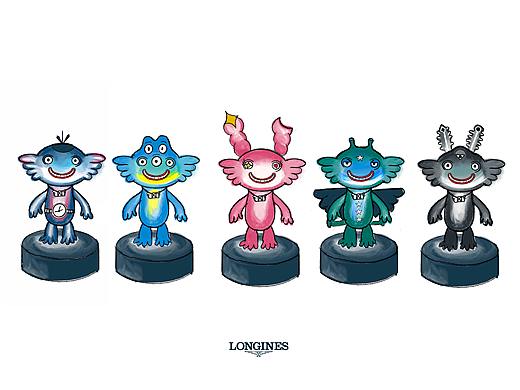 浪琴表形象方案