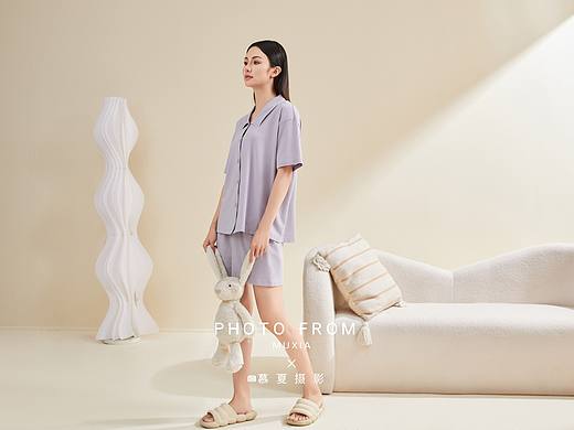 温暖惬意的家居服拍摄