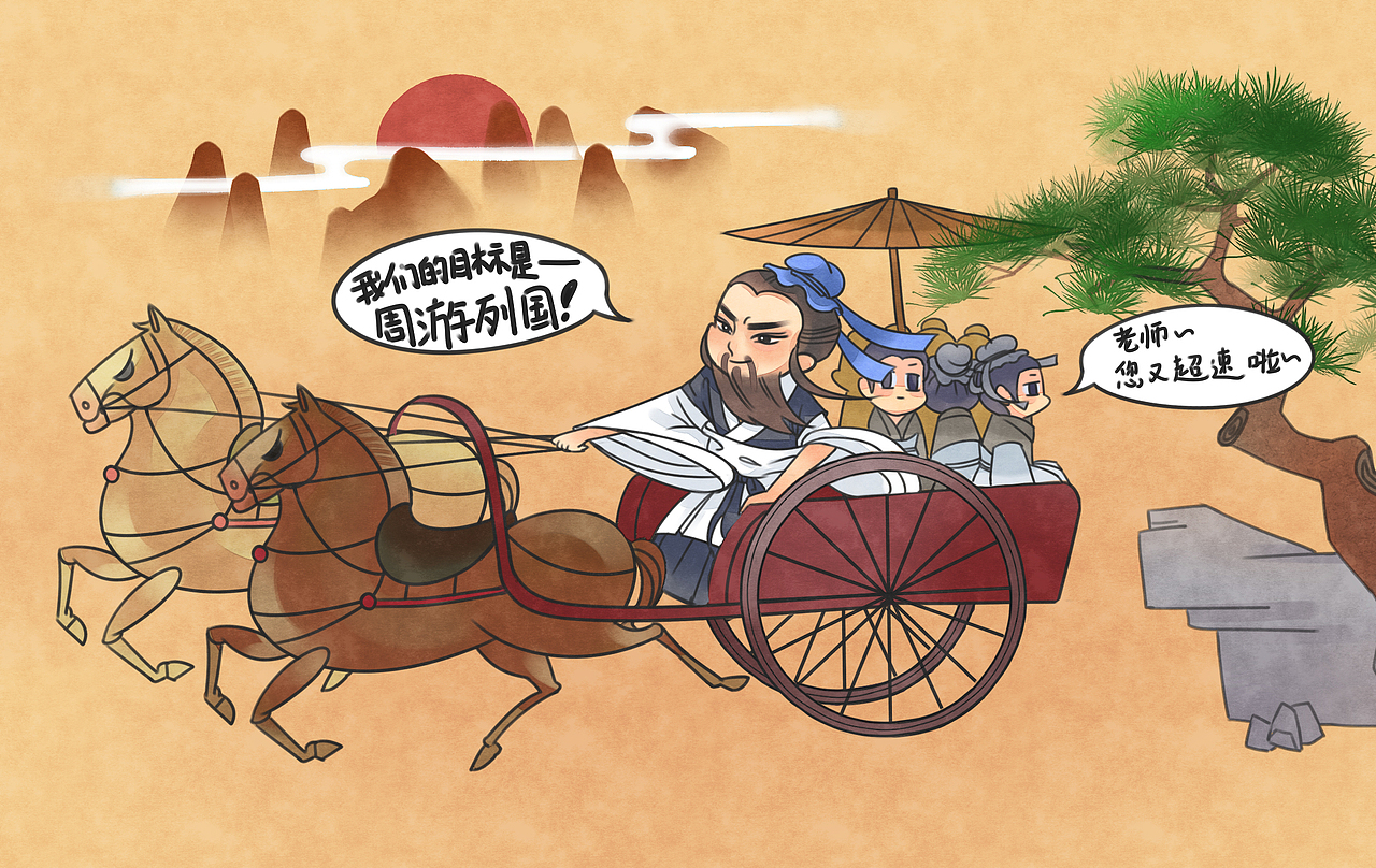 孔子和他的徒弟们