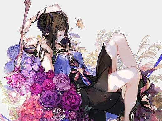 国人画师nineo:切美好的事物都是曲折地接近自己的目标,附笔刷