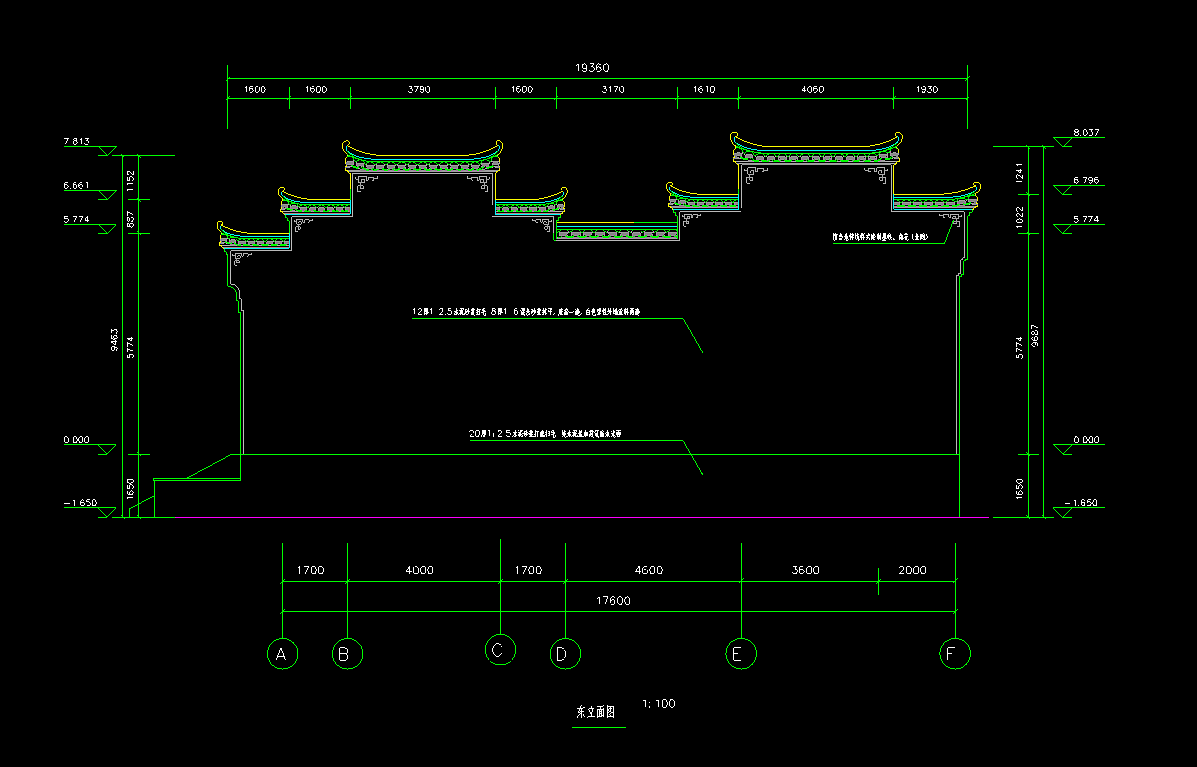 祠堂设计效果图,祠堂设计施工图