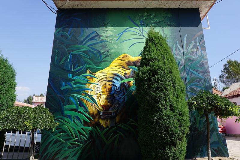 墙体彩绘,彩绘涂鸦,3D立体画