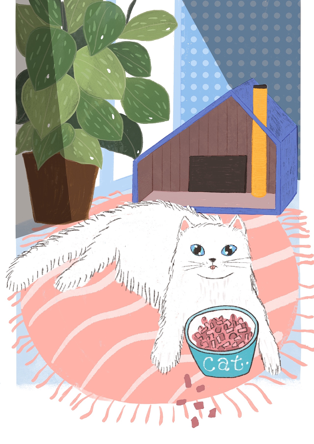 悦指间美甲插画合集