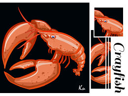 魚蝦蟹 插畫素材 （海鮮素材）