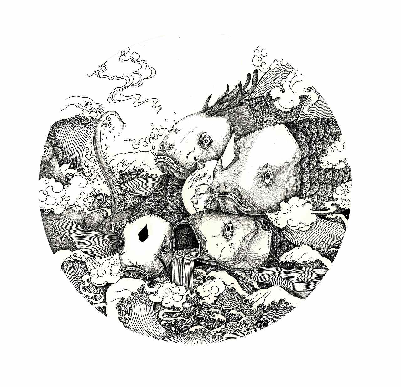 THE SAME WOLRD（图ZNTA1NDU5MDA=） - 商业插画 - 站酷设计师条子TOT原创素材 - 站酷ZCOOL