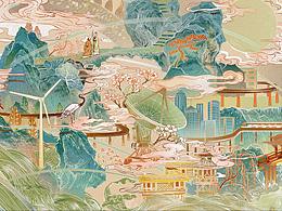 国风插画