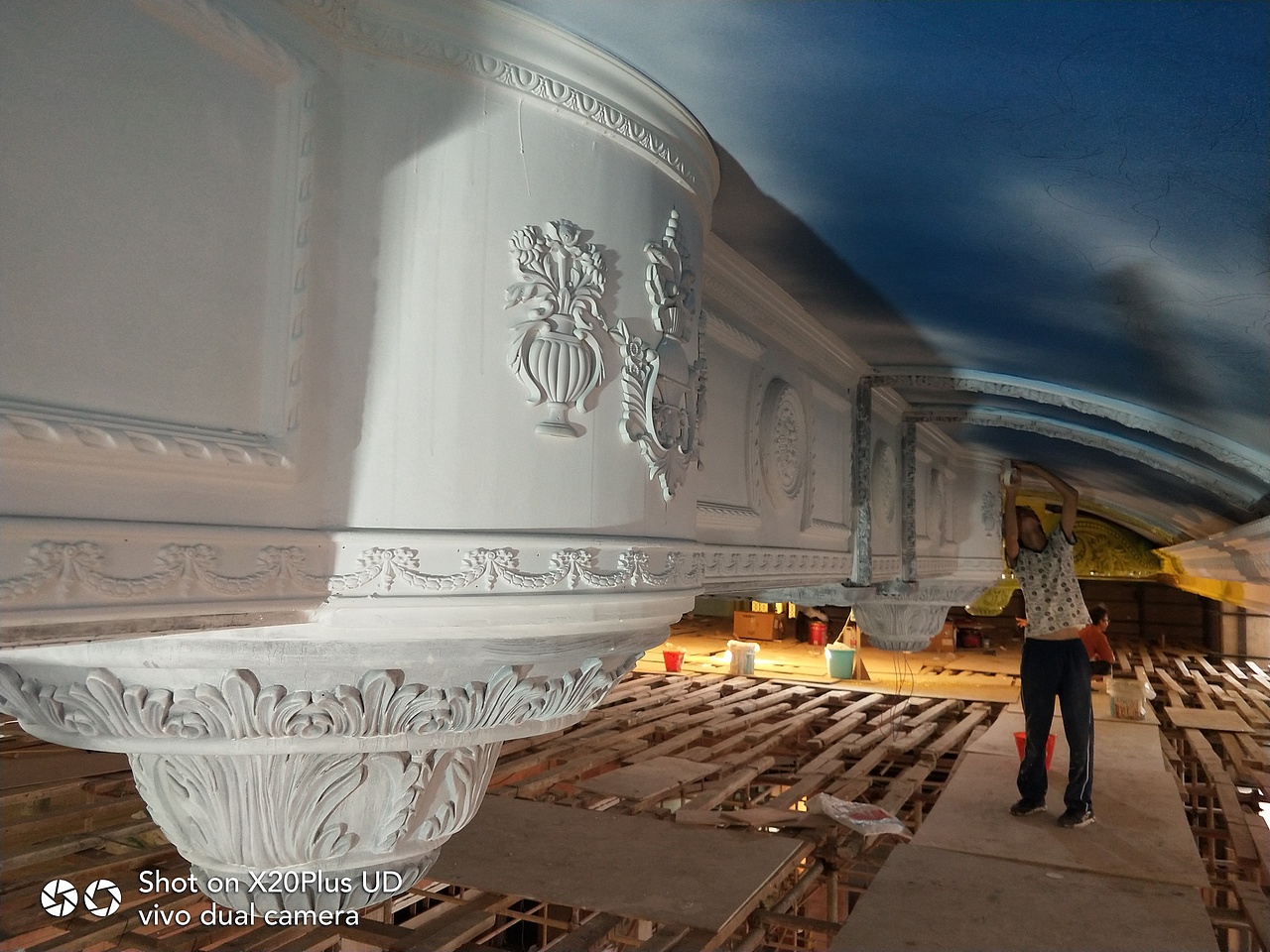 云南壁画天顶穹顶壁画墙绘手绘墙欧式油画