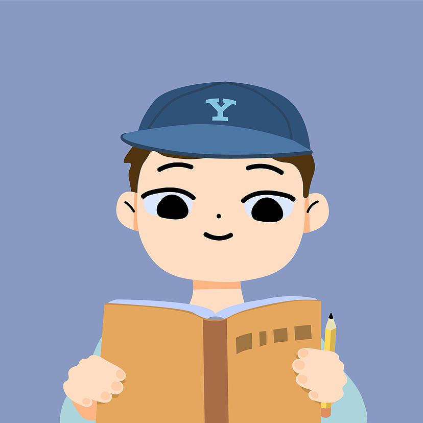 一组扁平风头像插画