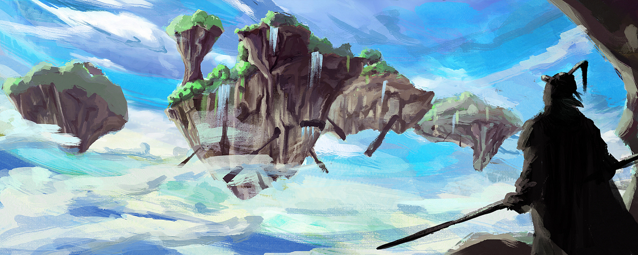空岛（图ZMzUxODkwNDQ=） - 游戏原画 - 站酷设计师DOGYsLIFE原创素材 - 站酷ZCOOL