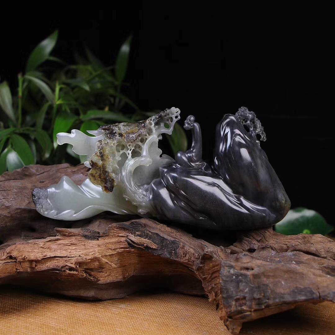 【籽.松下老人】（图ZMTg1ODc1Nzg0） - 其他手工艺 - 站酷设计师长清玉雕工作室原创素材 - 站酷ZCOOL