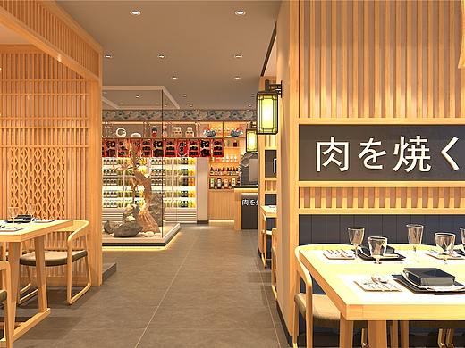 烤肉馆装修|韩国烤肉店装修效果图