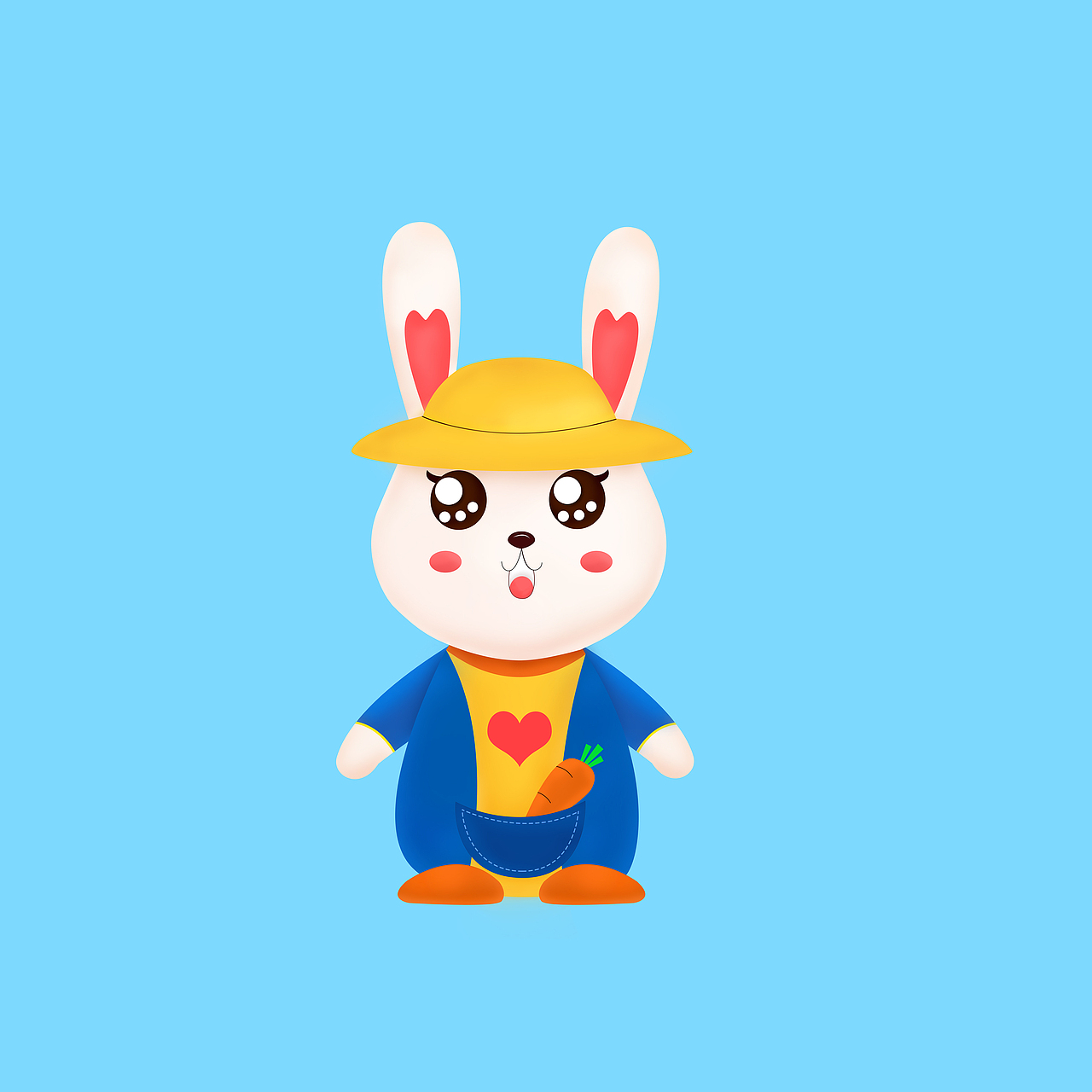 贝小兔（图ZMTcxODEwOTQw） - 儿童插画 - 站酷设计师嘿逗逗33原创素材 - 站酷ZCOOL
