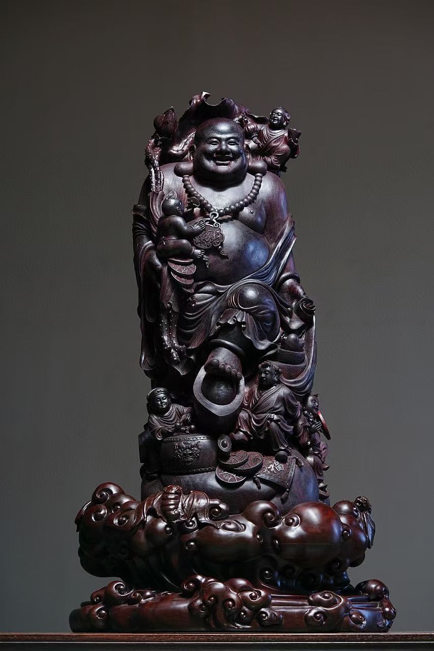 小叶紫檀|五子弥勒