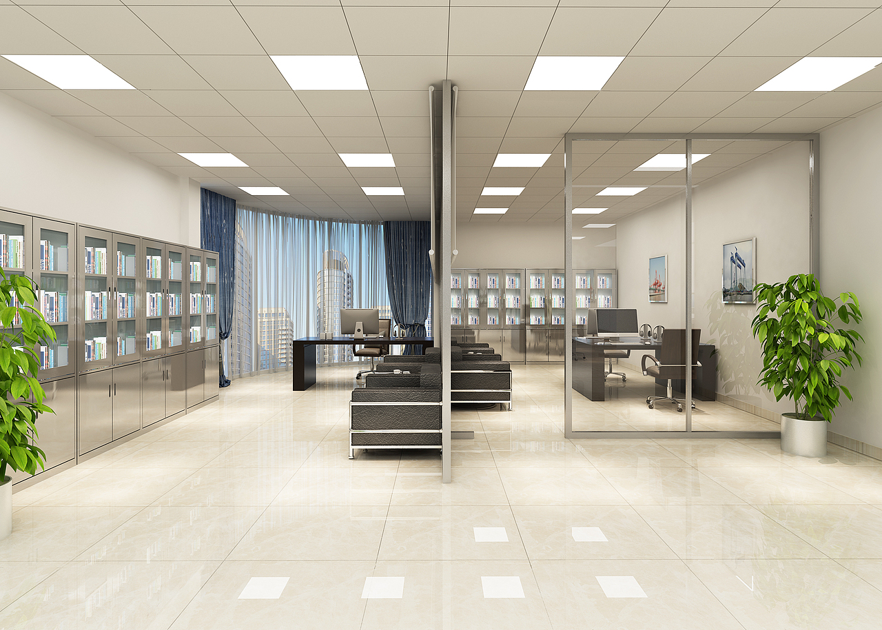 某公司办公空间效果图集
