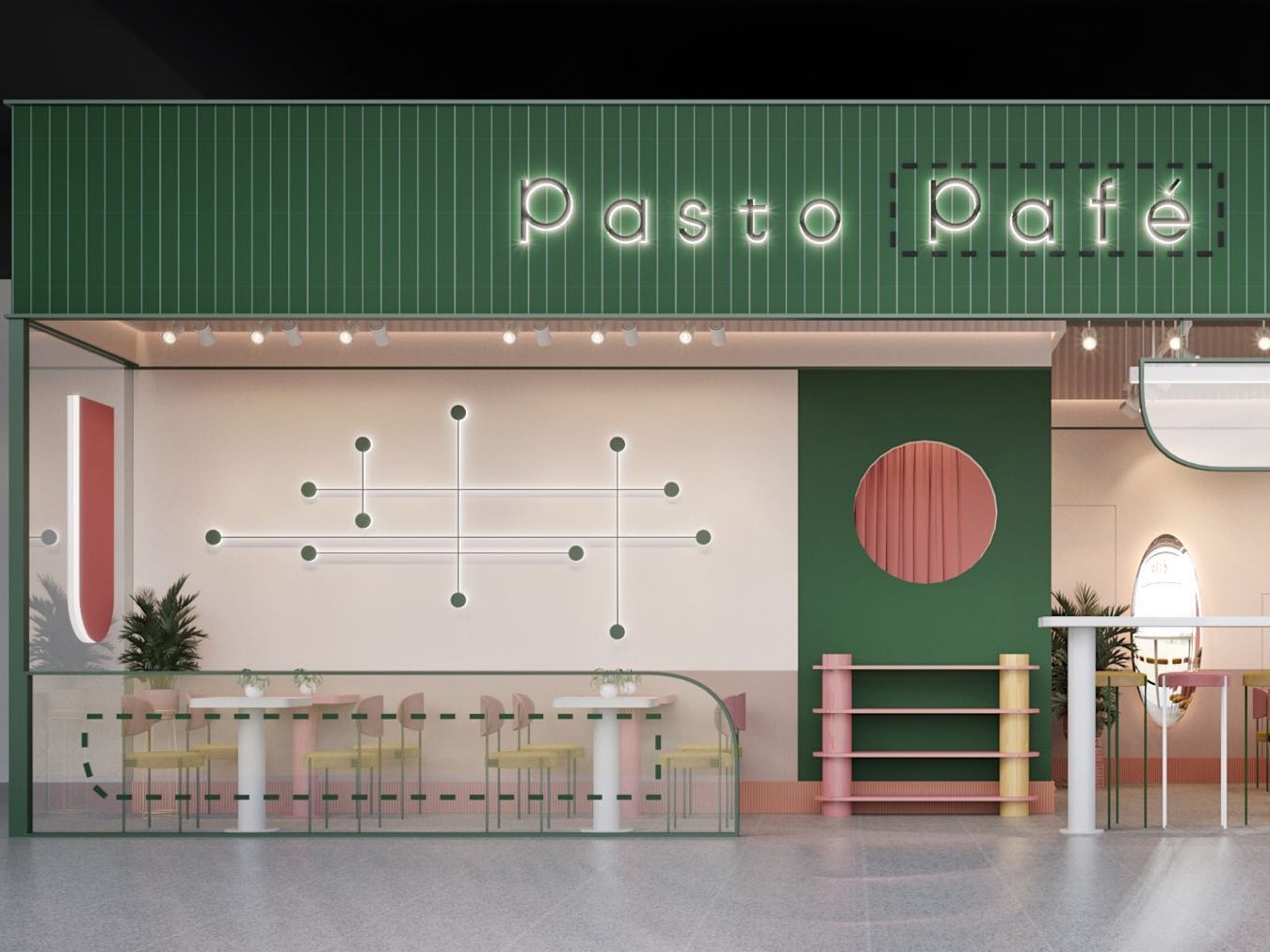 Pasto Pafe 意面轻食餐厅空间与视觉设计