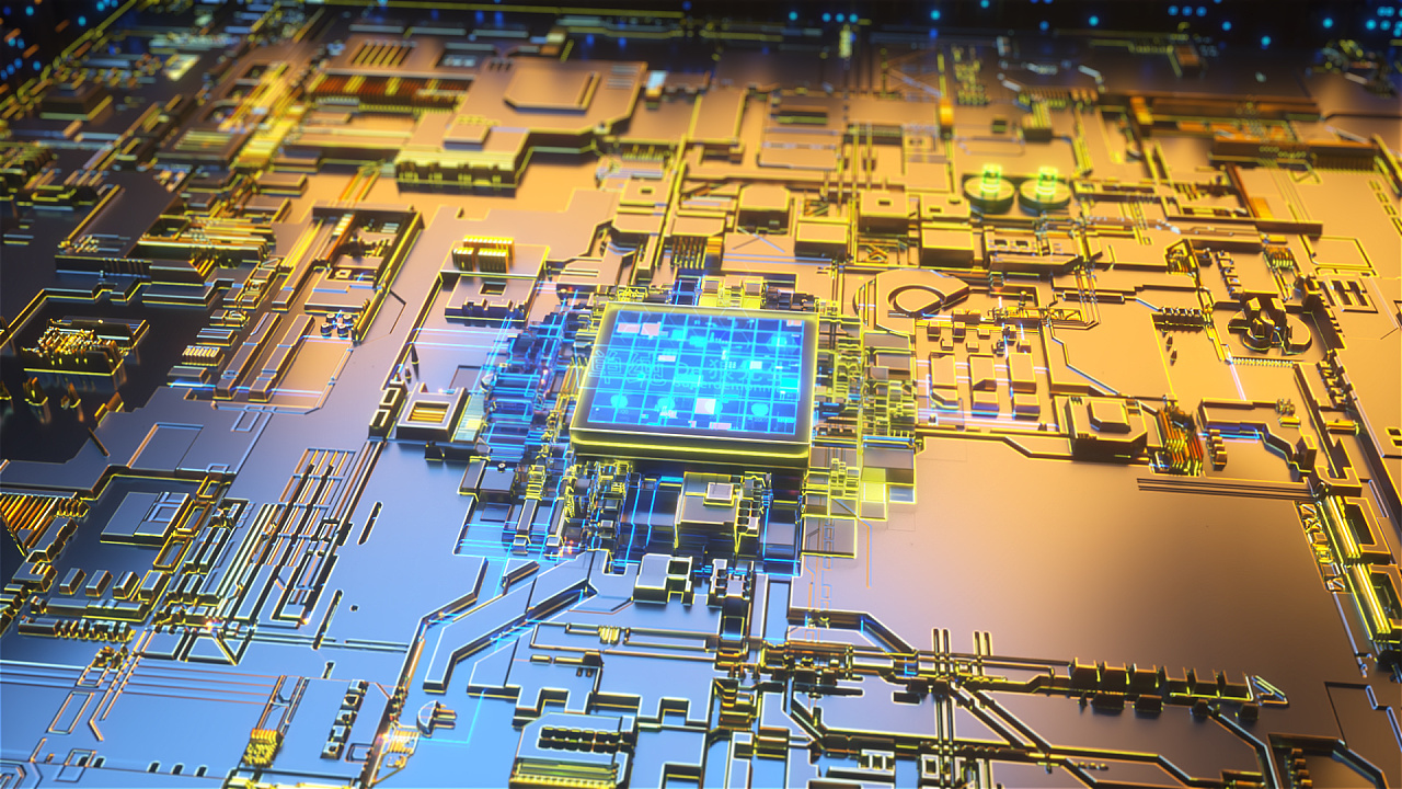 chip city 芯片城市|三维|动画/影视|单纯de狼先生 - 原创作品 - 站酷