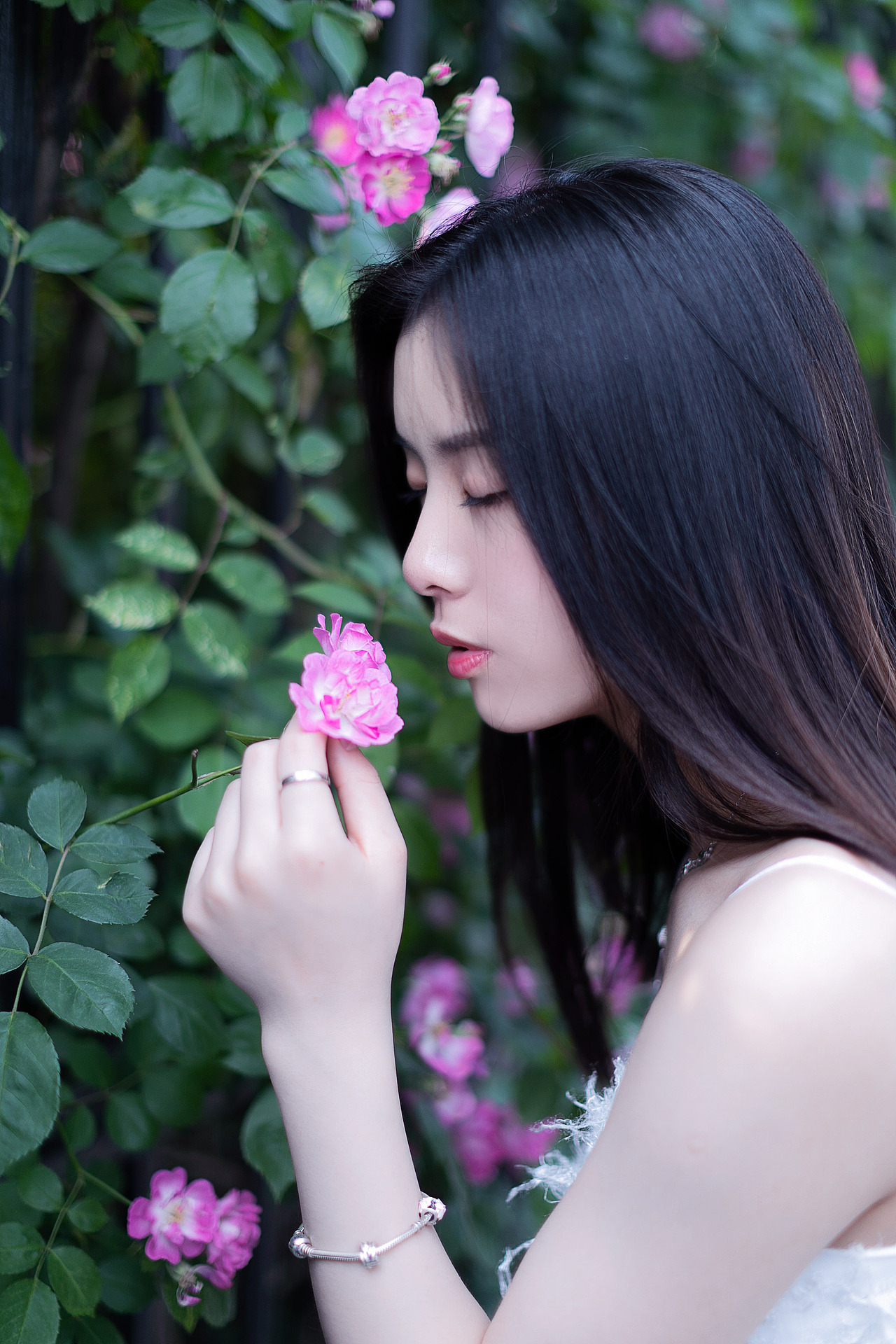 蔷薇与美女（图ZMTE0OTE3NTY0） - 人像摄影 - 站酷设计师李子木LZM原创素材 - 站酷ZCOOL
