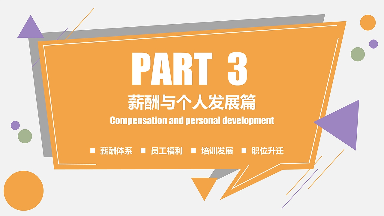 橙色商务创意公司宣传校园招聘PPT模板