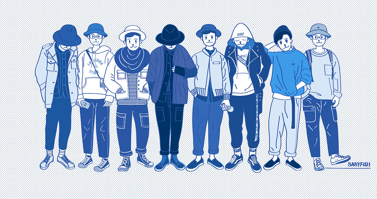 像个大男孩,生活自由自在~