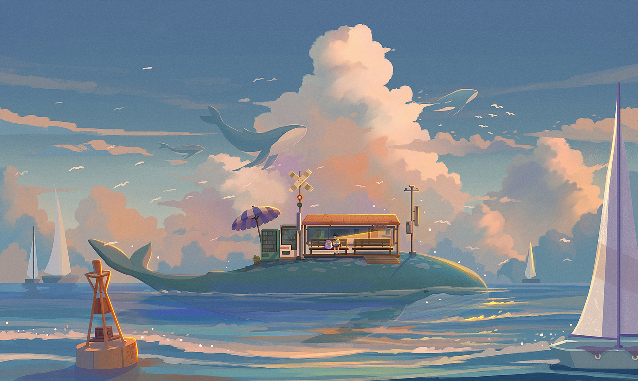 2021——年度总结【遇见】（图ZMjgzMTA0MTQ0） - 创作习作 - 站酷设计师插画师益生菌原创素材 - 站酷ZCOOL