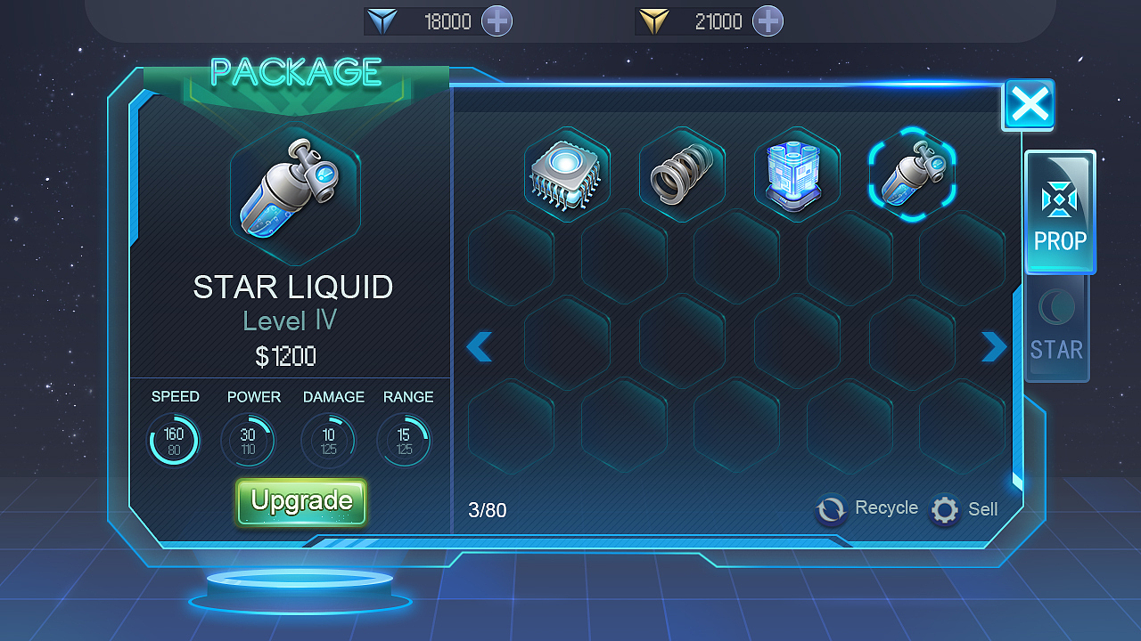 科技风UI练习作品