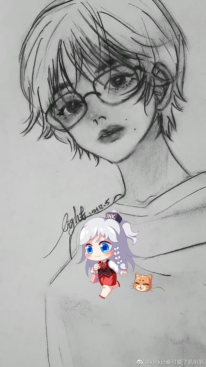 素描 临摹手绘头像