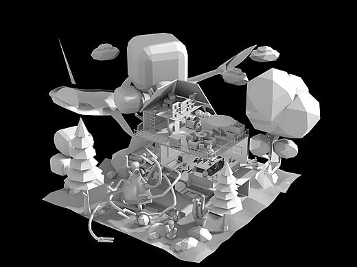 3D建模练习合集（个人主页-ZNTQ4NjAyMzY=） - 人物/生物 - 站酷设计师蒙达利安原创素材 - 站酷ZCOOL