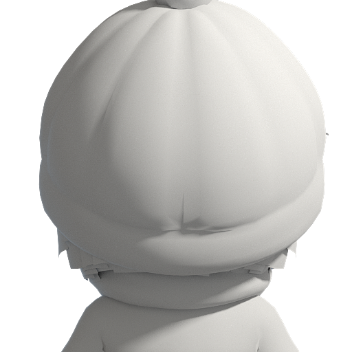 建模 三维卡通 小女孩 毕设 动画人物 三维建模