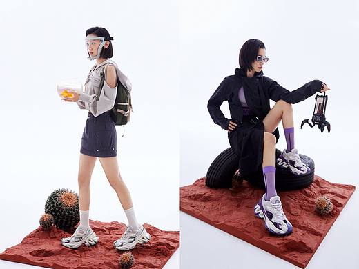 百丽鞋子拍摄广告