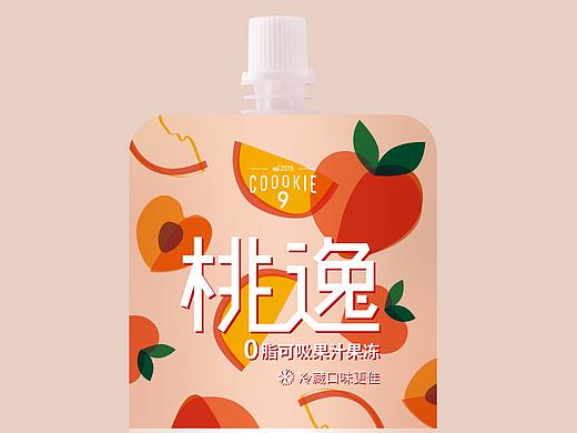 【桃逸】桃汁果冻包装设计