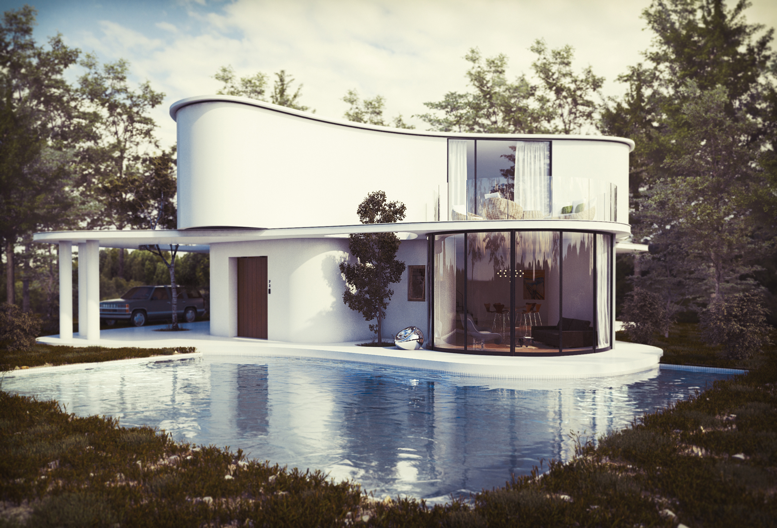 vray for sketchup 白色主义