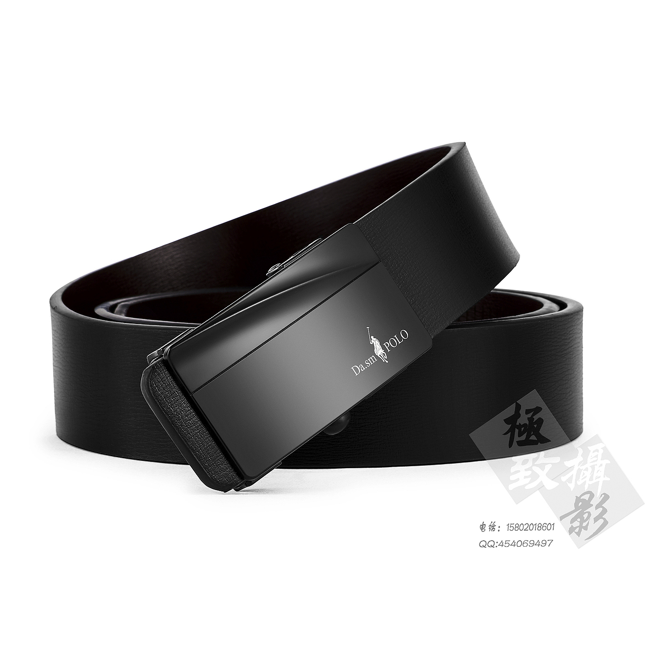 电商男士皮带白底场景创意海报拍摄精修案例（精修）（图ZMTM4NTY1MjQ4） - 产品摄影 - 站酷设计师有幸打败自己原创素材 - 站酷ZCOOL