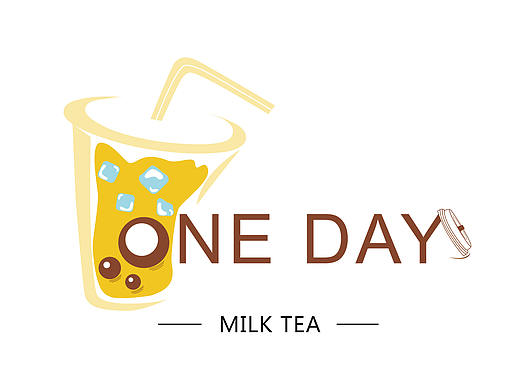 奶茶店LOGO设计