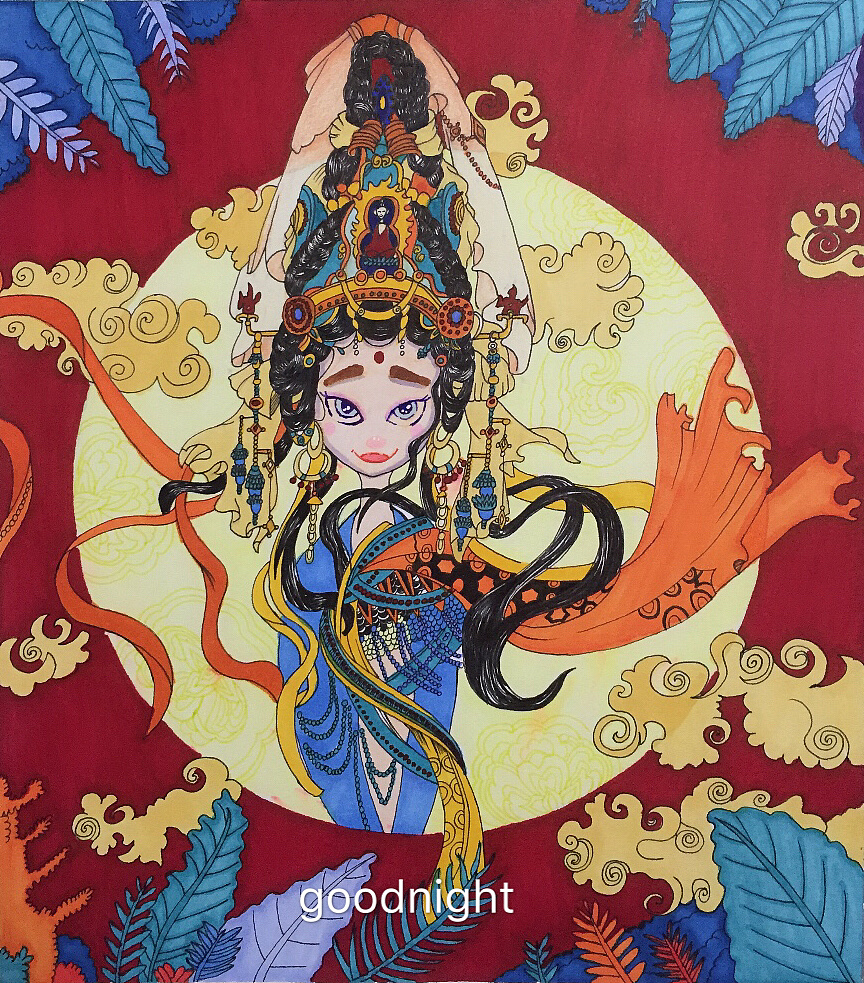 1年前 321 26 0 北京  |  插画师 尝试了一下重彩 效果还不错 临摹