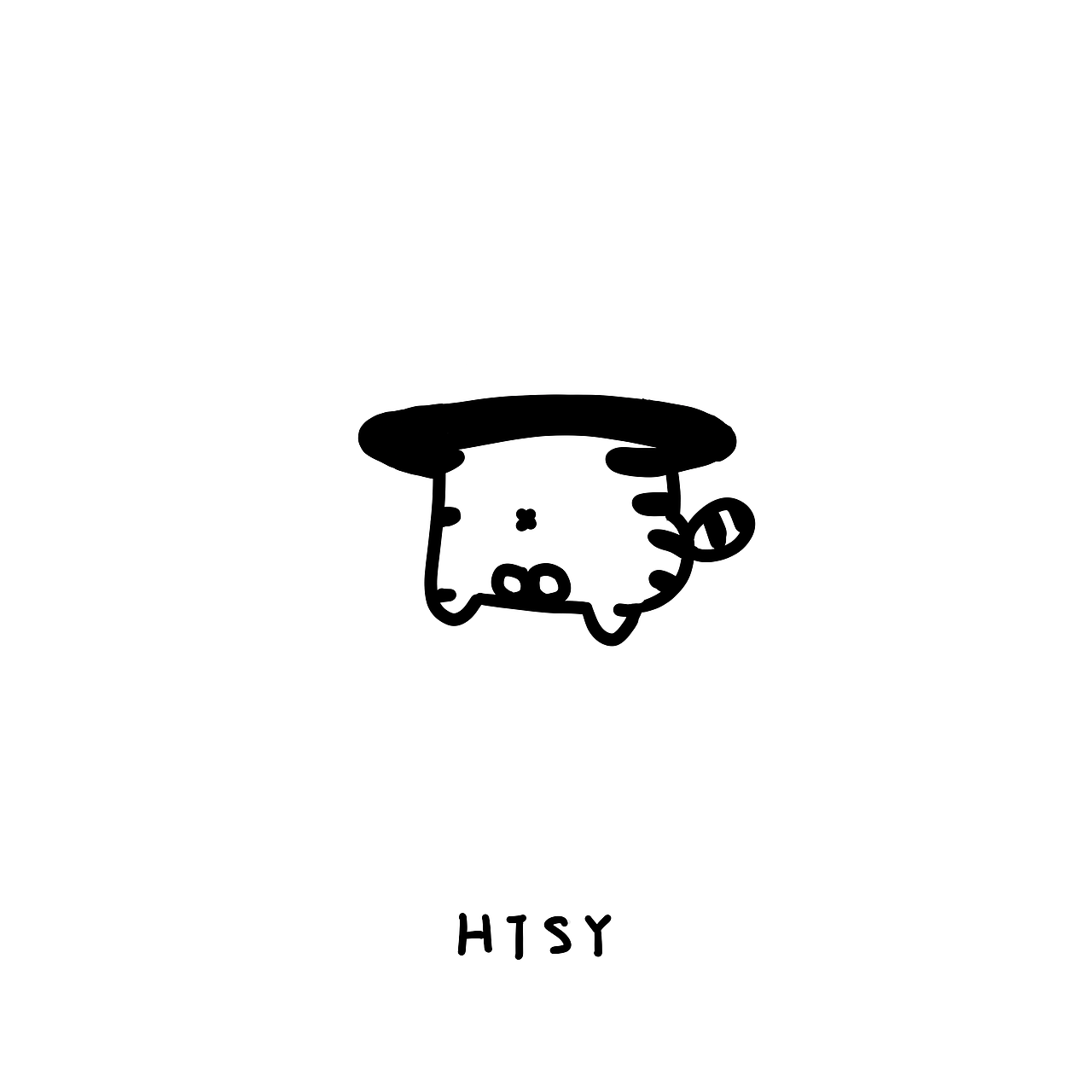 画个虎字小老虎