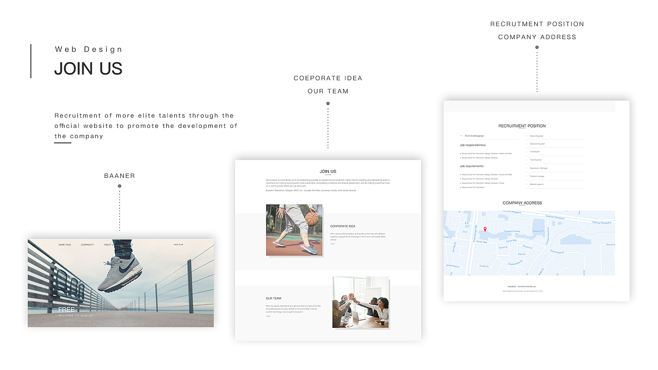 哥特班次web端与banner作品（图ZMTY3NjE5MDI4） - 企业官网 - 站酷设计师新像素UI教育原创素材 - 站酷ZCOOL