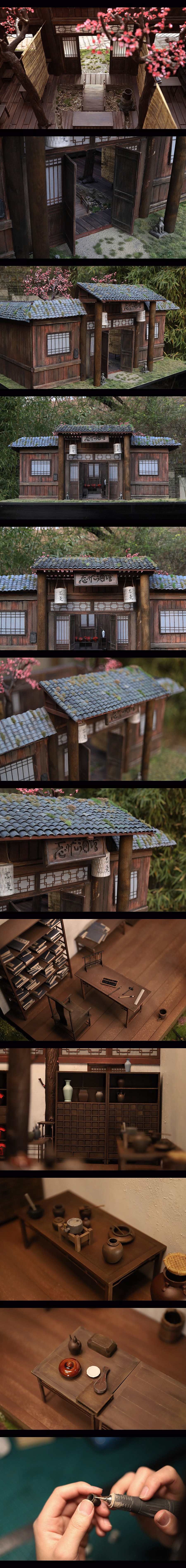 新剑侠情缘手游·忘忧酒馆1:12微缩情境置景·造景