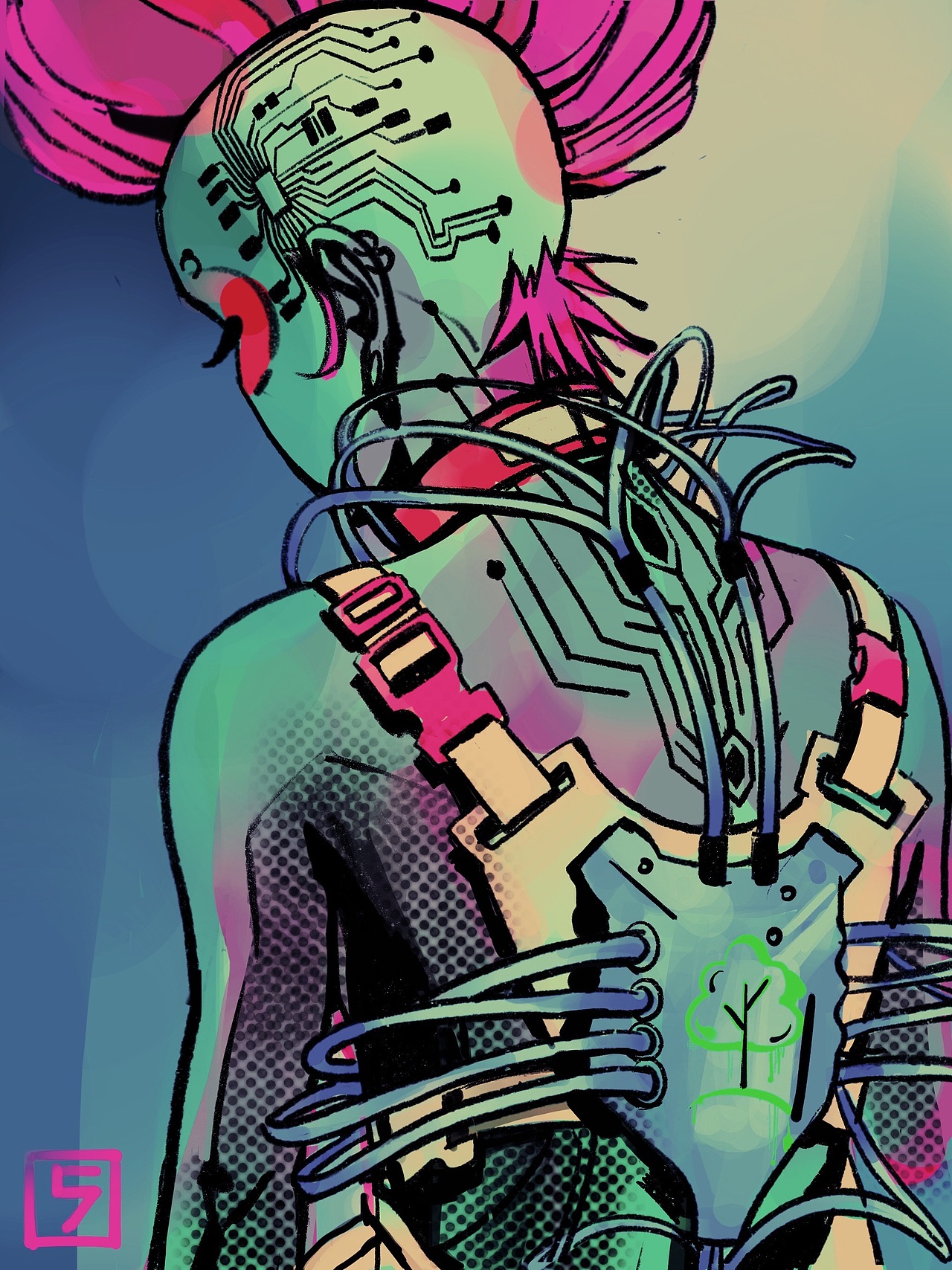 赛博朋克「+」肖像系列