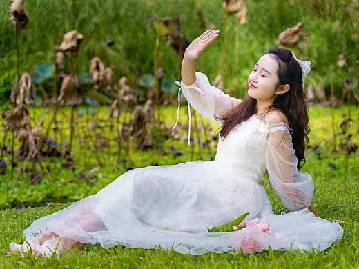 少女写真婚纱小清新
