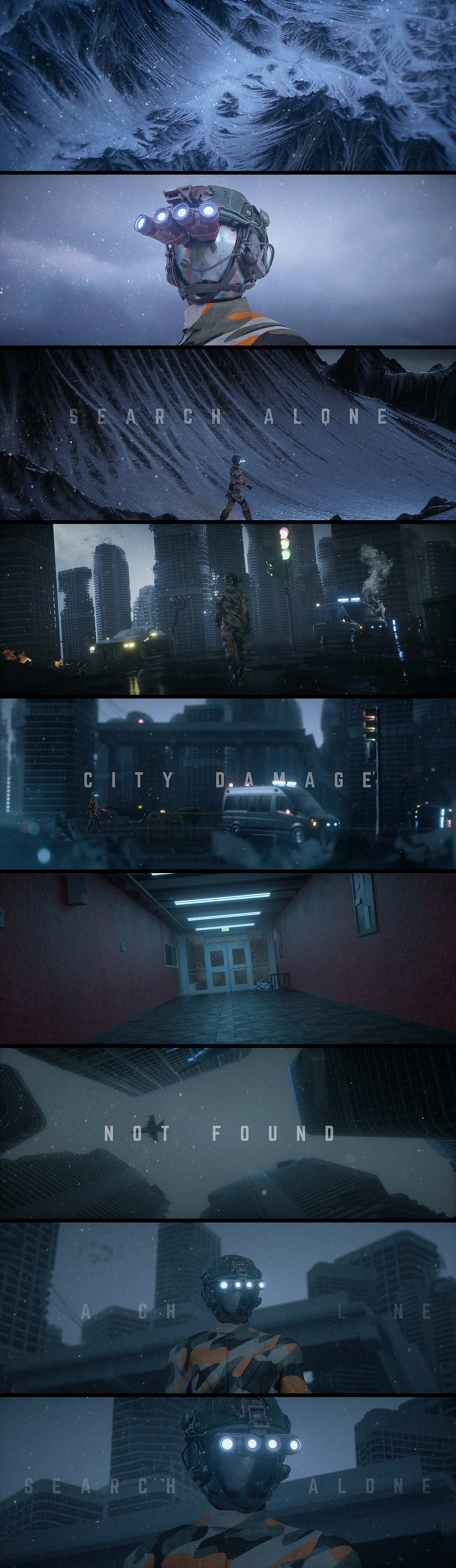 Search Alone个人概念短片