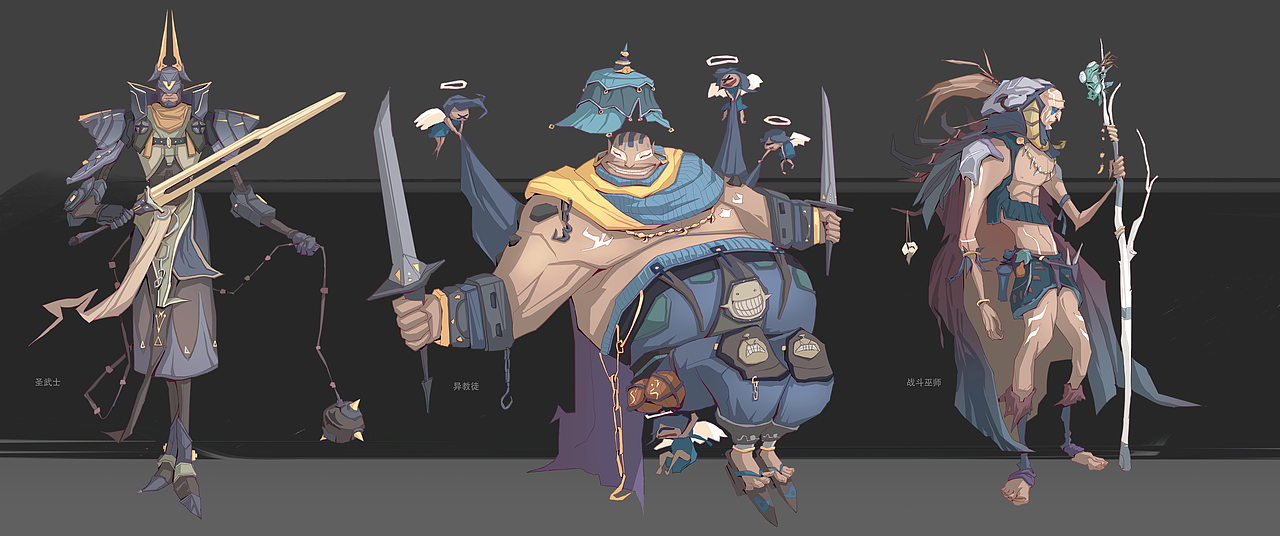 殊途（图ZMjQ4MTU4ODA4） - 游戏原画 - 站酷设计师color209原创素材 - 站酷ZCOOL
